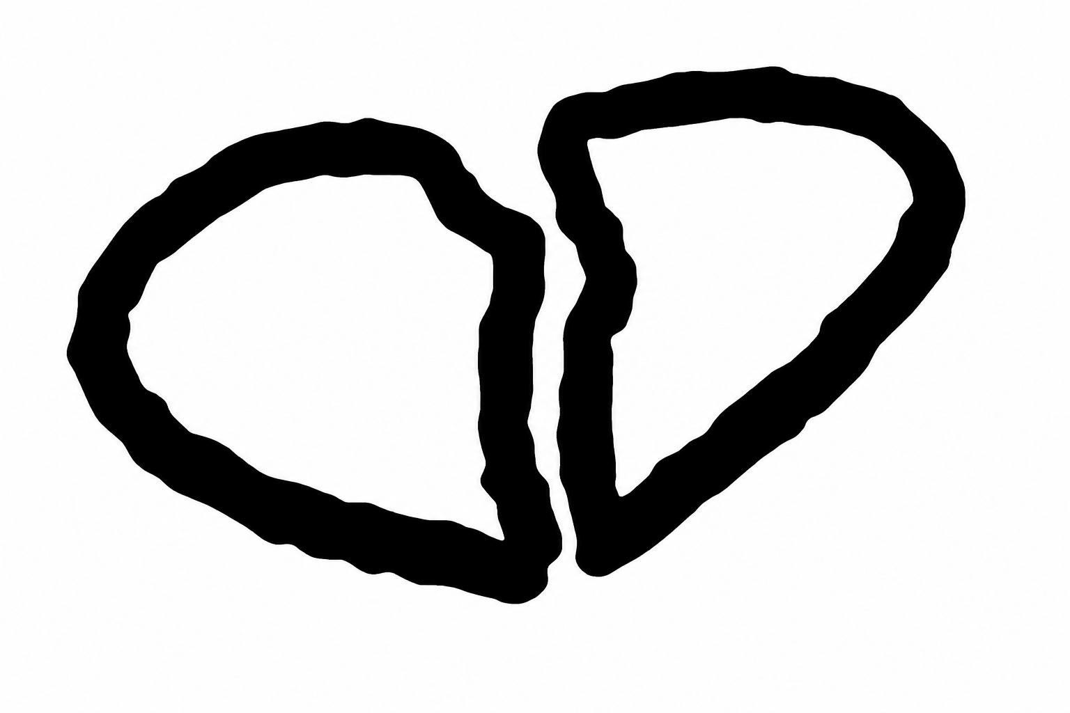 Colheart broken heart logo
